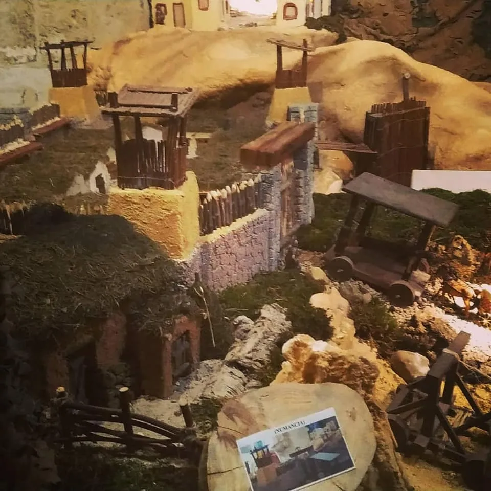 Numancia en el Belén del ejército en Burgos. 