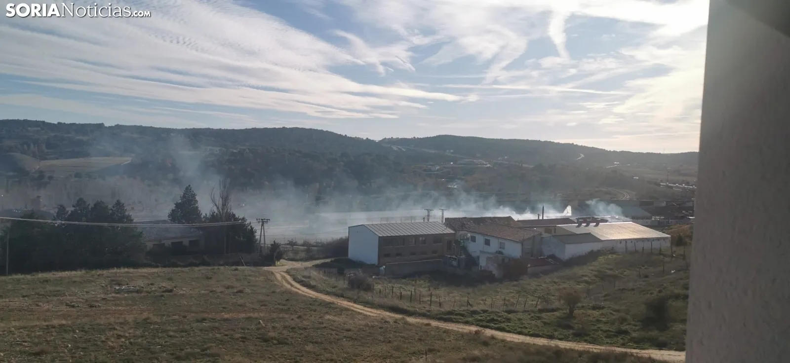 Foto 2 - Fotos: Incendio en la estaci&oacute;n de tren de Soria