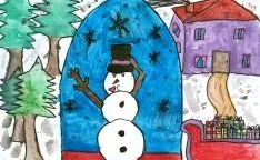 Foto 42 - Estos son los dibujos y los autores ganadores de las pequepostales de Caja Rural