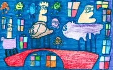 Foto 44 - Estos son los dibujos y los autores ganadores de las pequepostales de Caja Rural
