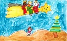 Foto 40 - Estos son los dibujos y los autores ganadores de las pequepostales de Caja Rural
