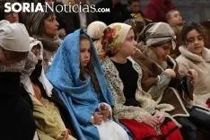 Una imagen de 'Las Posadas' en Ágreda este domingo. /Nacho Grijalbo