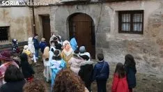 Una imagen de 'Las Posadas' en Ágreda este domingo. /Nacho Grijalbo