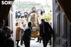 Una imagen de la subida de la Virgen. /SN