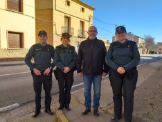 El subdelegado de Gobierno felicita el año nuevo en los cuarteles de la Guardia Civil. Subdelegación 