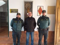 El subdelegado de Gobierno felicita el año nuevo en los cuarteles de la Guardia Civil. Subdelegación 