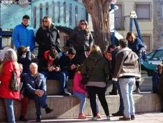 Una imagen del ambiente garreño este sábado. /SN