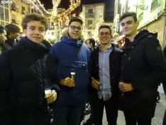 Ambiente de la última noche del año en la capital. /SN