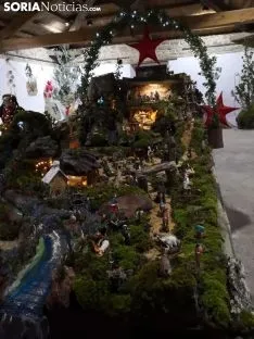 Imágenes del Belén instalado en San Andrés de Soria