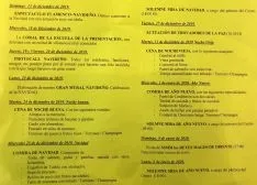 Programación navideña en la residencia Latorre. /SN
