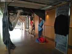 Instalación artística 'Un viaje en sus zapatos'. 