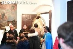 Una imagen de la subida de la Virgen. /SN