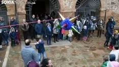 Una imagen de 'Las Posadas' en Ágreda este domingo. /Nacho Grijalbo