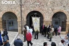 Una imagen de la subida de la Virgen. /SN
