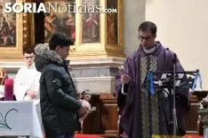 Una imagen de 'Las Posadas' en Ágreda este domingo. /Nacho Grijalbo