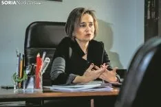 Ólvega persigue el objetivo de poder trabajar para 5.000 habitantes. Carmen de Vicente 