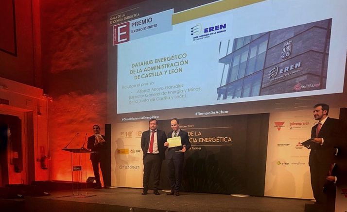 Imagen de la entrega del premio.