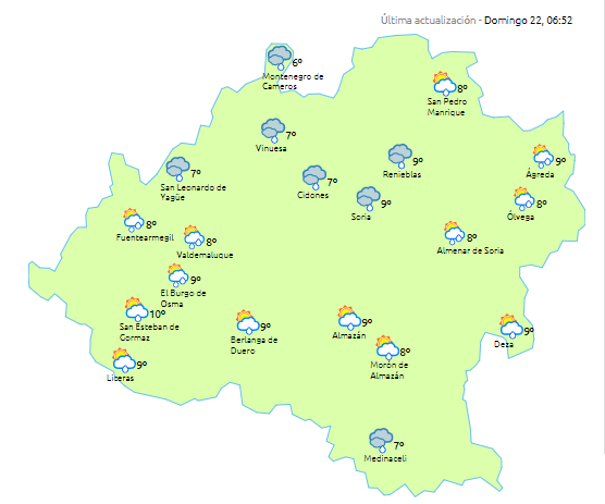 El tiempo anuncia otro día complicado en Soria