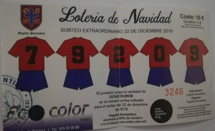 Denuncian el extravío de lotería en Soria