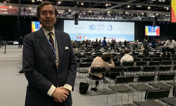 Amalio de Marichalar en la COP25. 