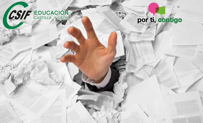 CSIF inicia una campaña contra las abusivas tareas burocráticas del profesorado en los centros docentes