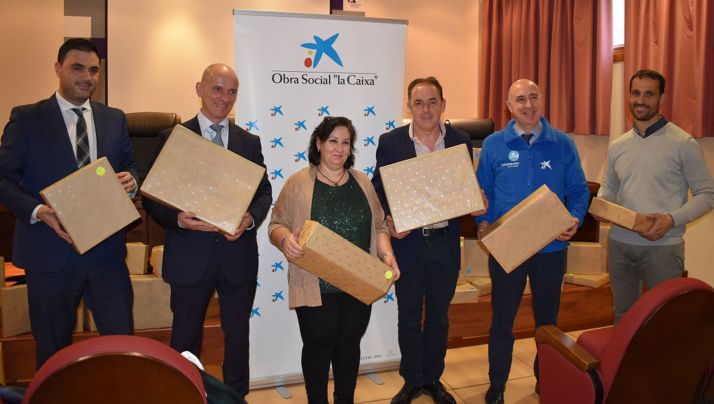 La recepción de los juguetes este miércoles en el Palacio Provincial. /Dip.