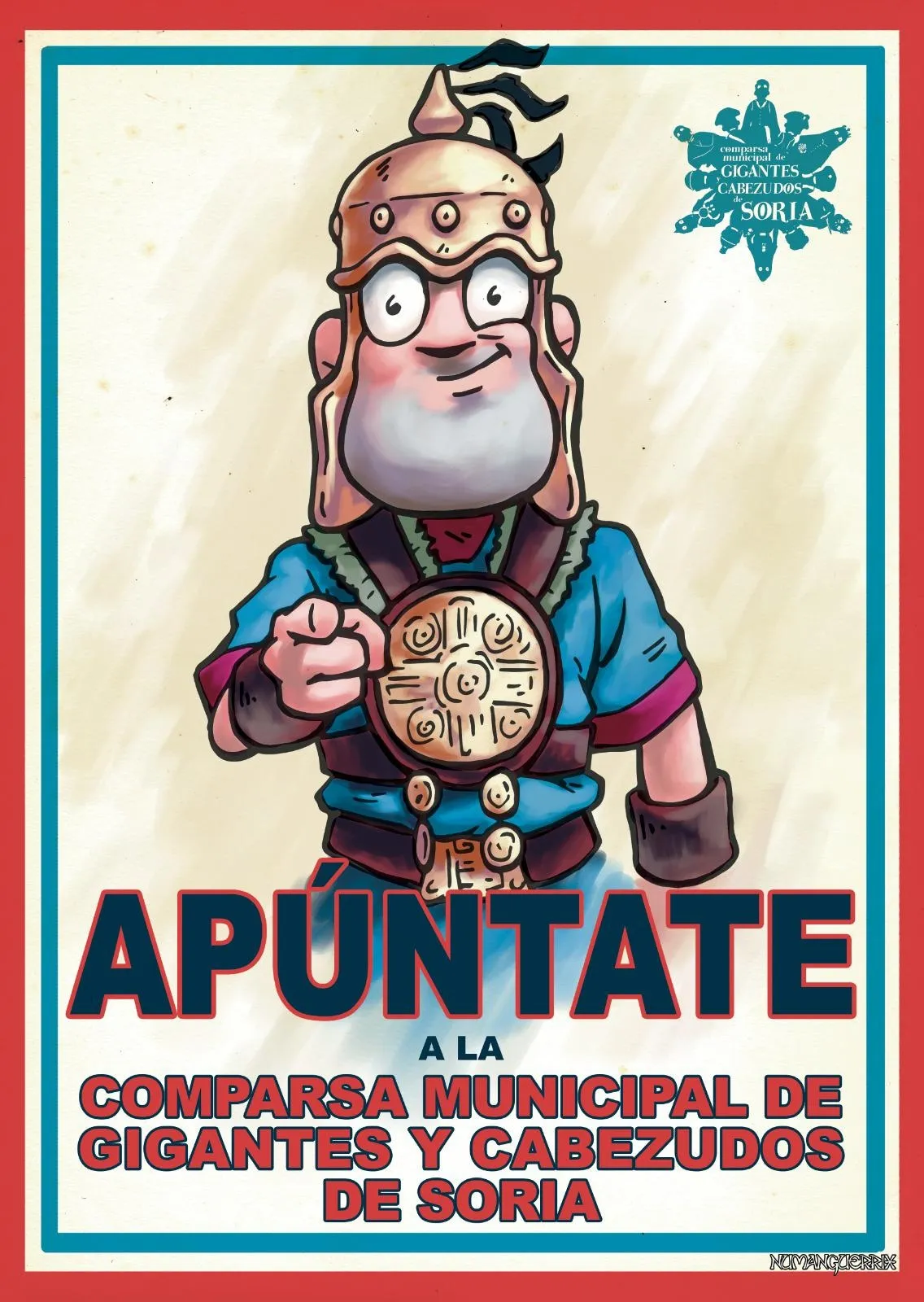El cartel de la campaña de captación de asociados. 