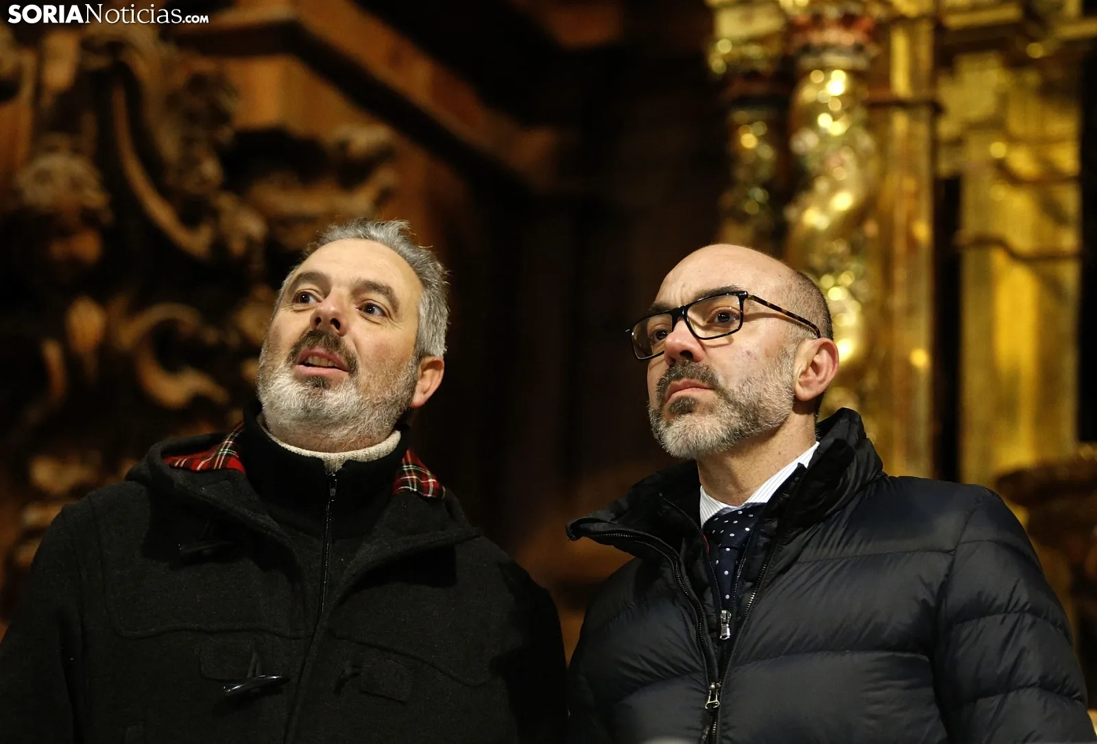 Una imagen de la visita del consejero al templo berlagués. /SN