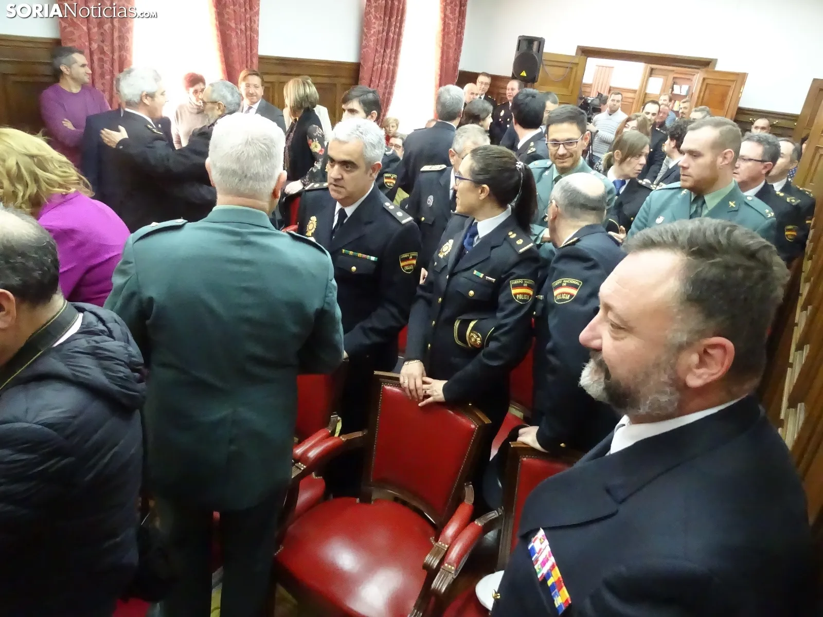 Una imagen del acto oficial del CNP este viernes. /SN