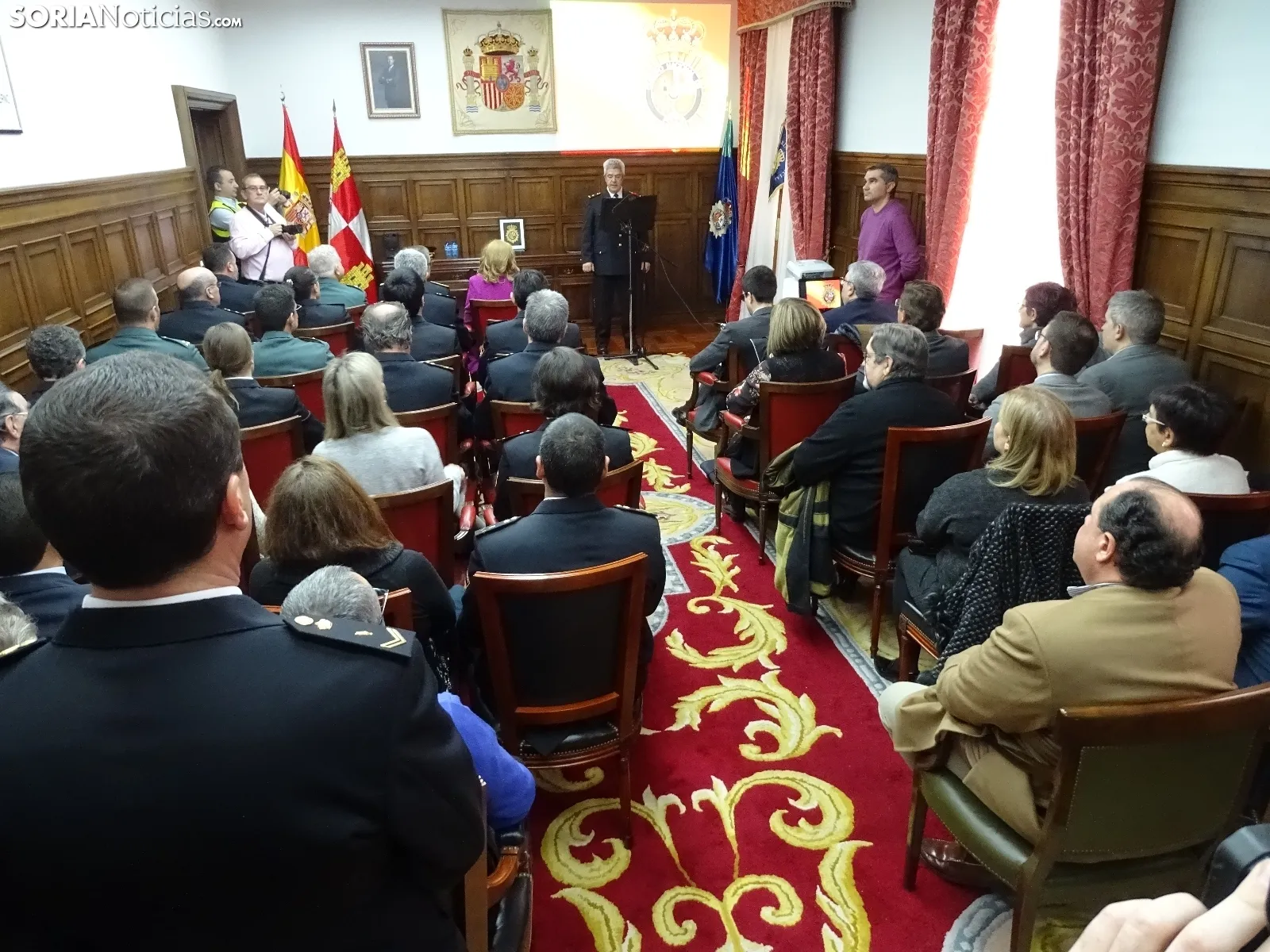 Una imagen del acto oficial del CNP este viernes. /SN