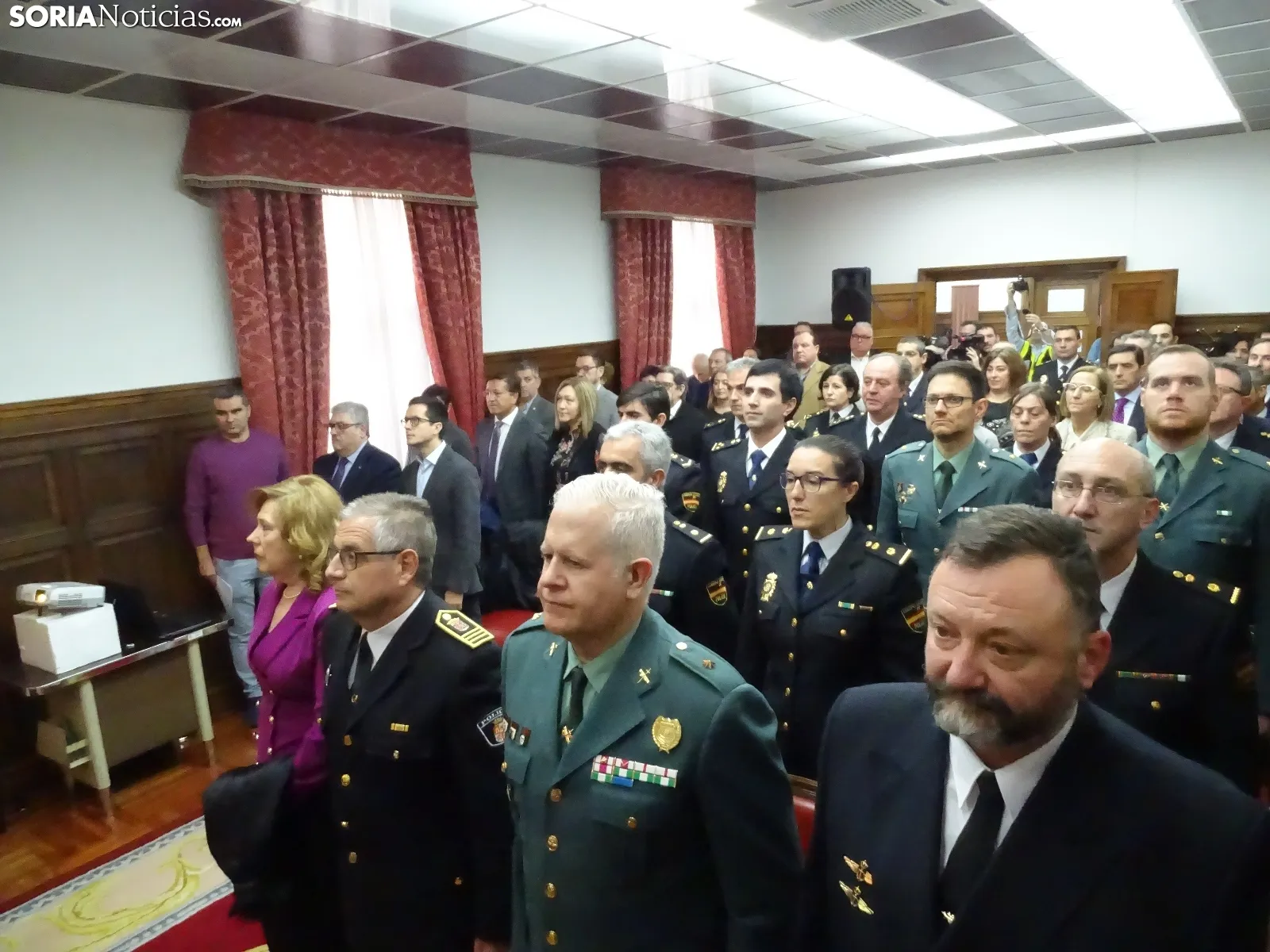 Una imagen del acto oficial del CNP este viernes. /SN