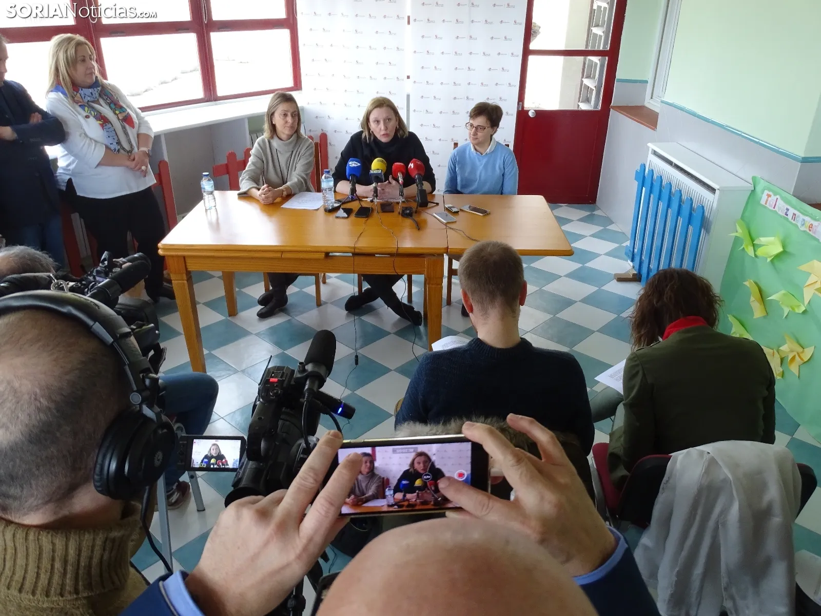 Isabel Blanco, Consejera de Familia e Igualdad en la Residencia de Acogida Marillac