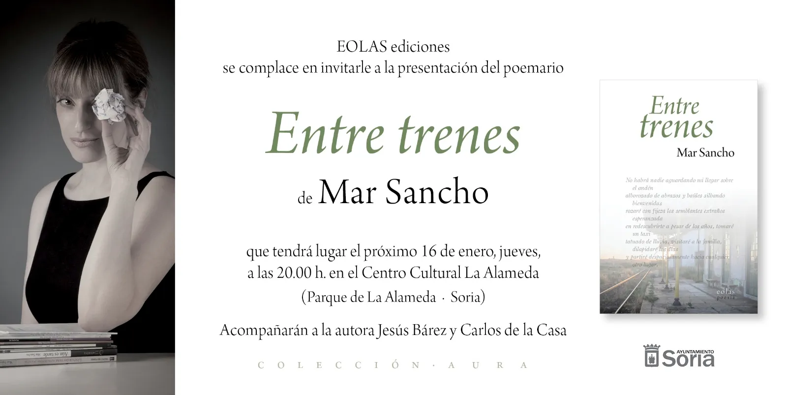 Foto 2 - La escritora Mar Sancho presenta poemario 'Entre trenes' este jueves