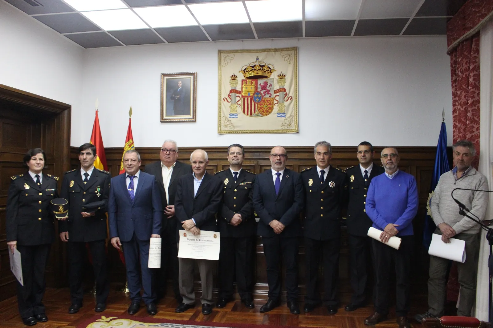 Una imagen del acto oficial del CNP este viernes. /SN 