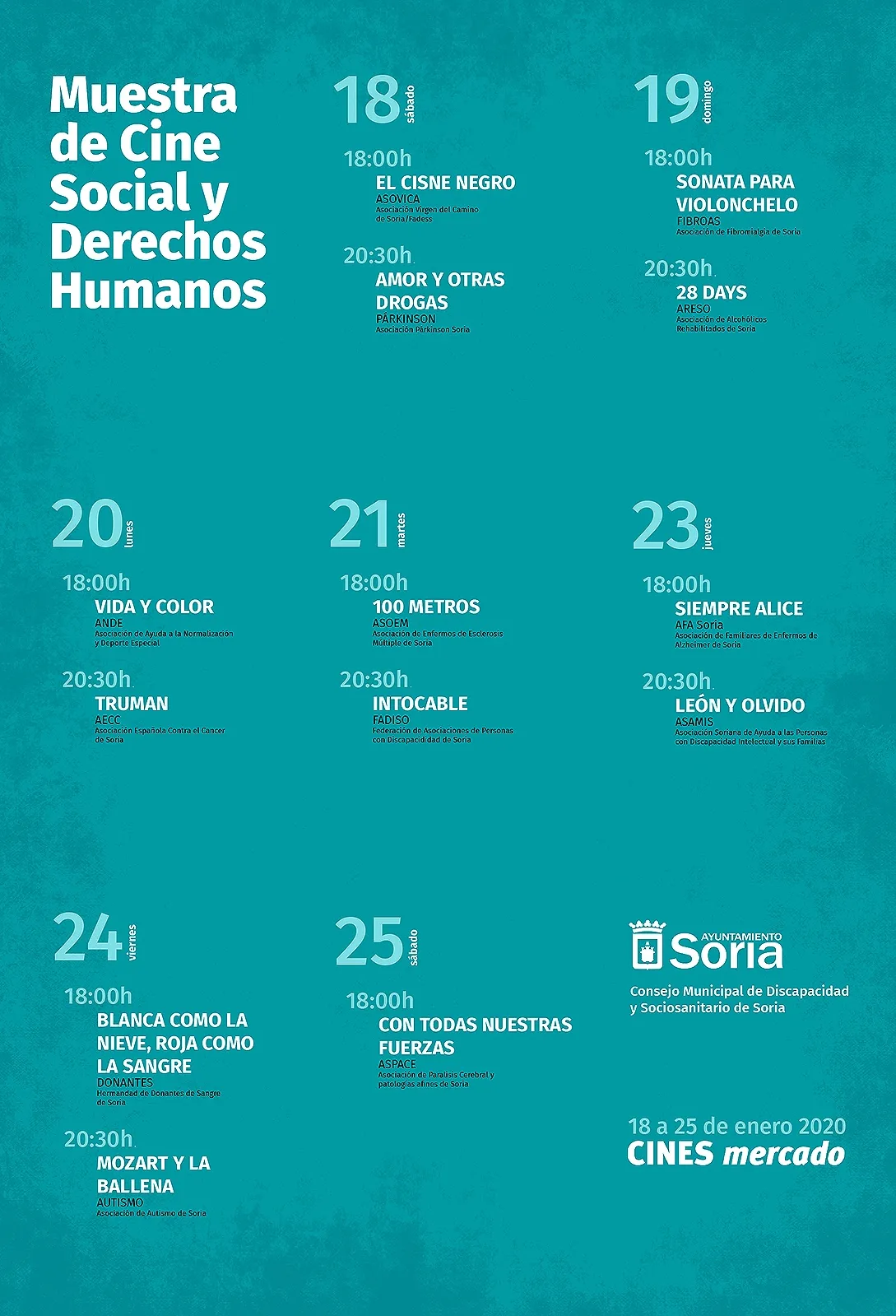 La programación del ciclo. 