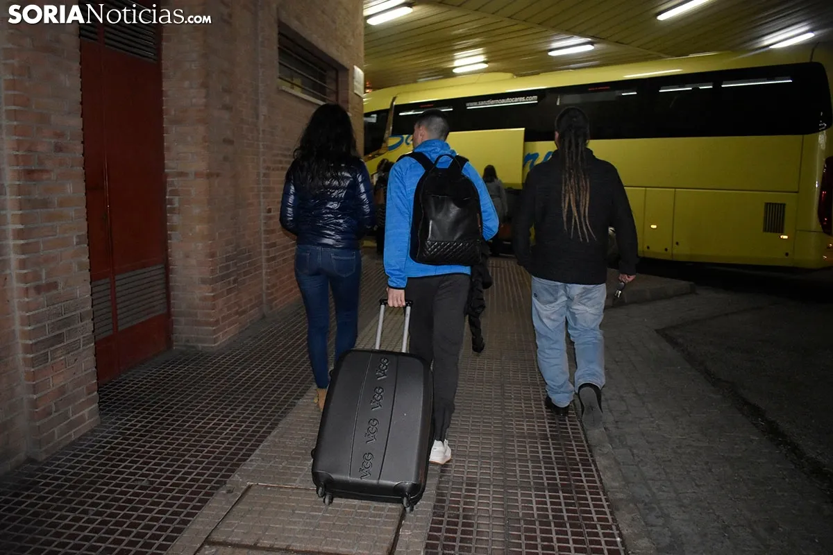 Despedidas en la Estación de Autobuses.