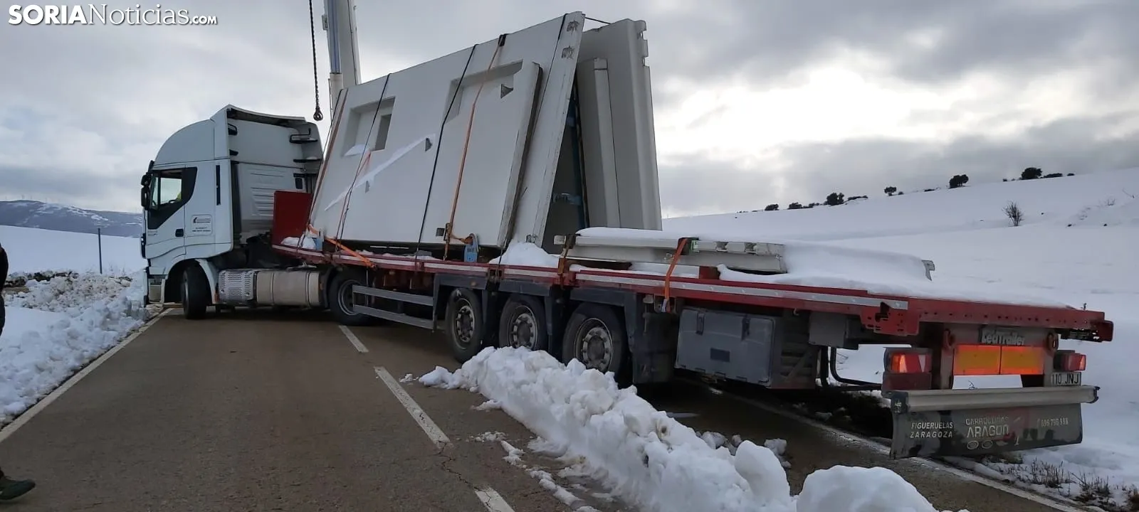 Una imagen de la retirada del tráiler de la SO-380. /SN