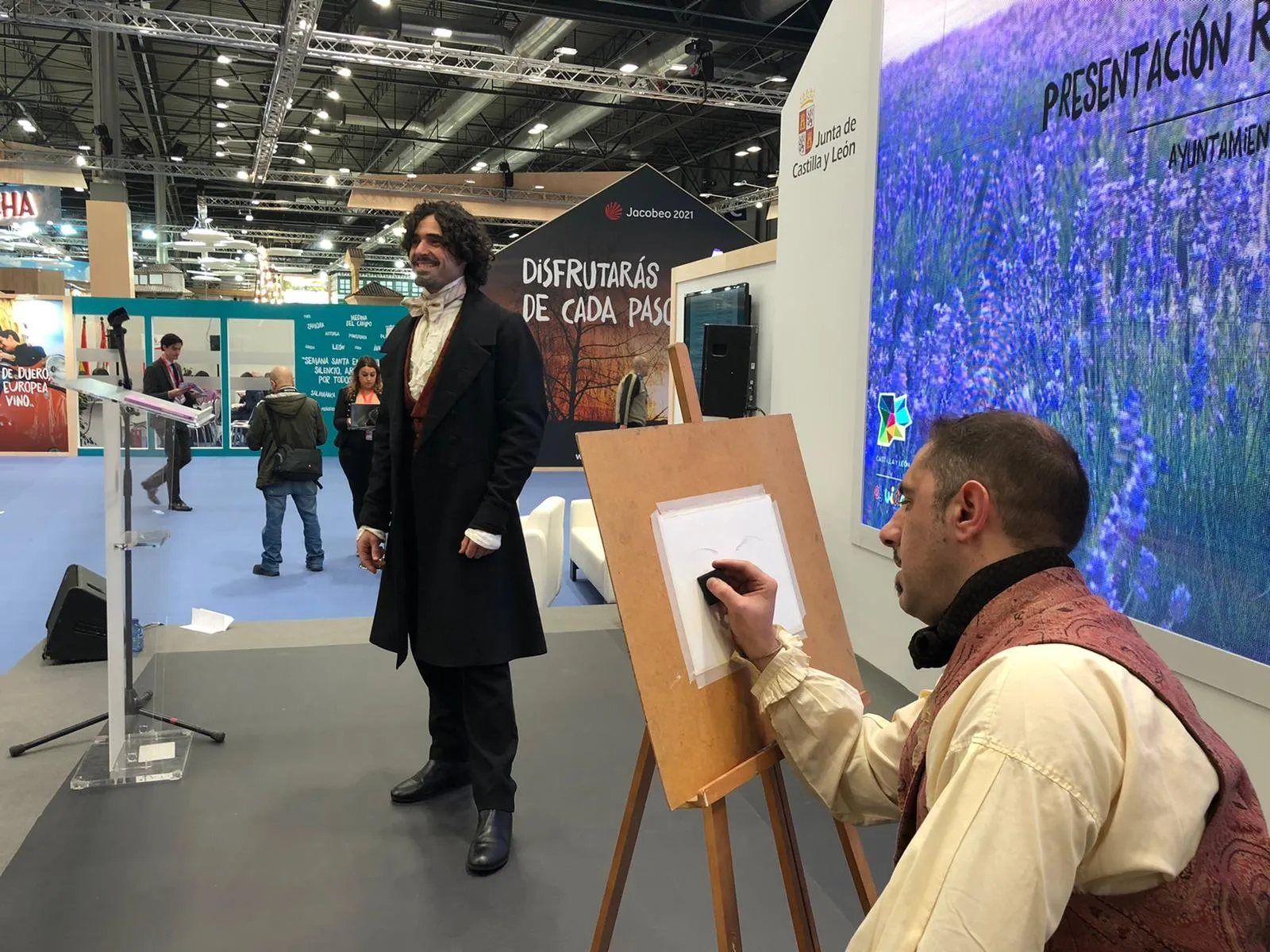 Una imagen de la presencia de Soria en FITUR. 
