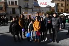 Una imagen de la jornada de este miércoles en la plaza Mayor agredeña. / I. Grijalbo