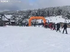 Una imagen de Santa Inés este domingo. /SN