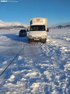 Una imagen de la situación en las calzadas del este provincial durante esta mañana de martes. /SN