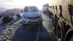 Una imagen de la situación en las calzadas del este provincial durante esta mañana de martes. /SN