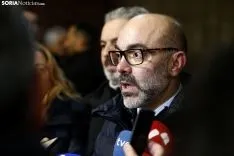 Una imagen de la visita del consejero al templo berlagués. /SN