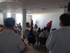 Una de las imágenes de la sesión de este jueves en el Santa Bárbara. /SN