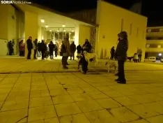 Una imagen de la bendición de este viernes en la parroquia de Santa Bárbara. /SN