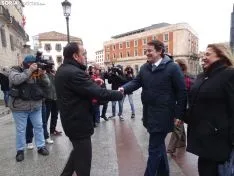 Una imagen de la visita institucional a la Diputación. /SN