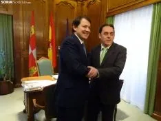 Una imagen de la visita institucional a la Diputación. /SN