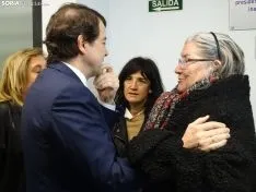 Acto con militantes del PP esta tarde en la sede del partido. /SN