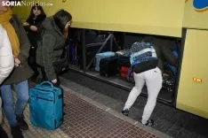 Despedidas en la Estación de Autobuses.