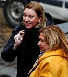 Una imagen de la visita de la consejera a Soria. /SN